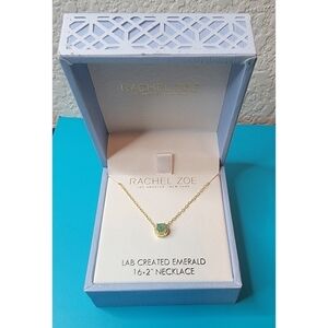 New Rachel Zoe Lab Created Emerald Necklace